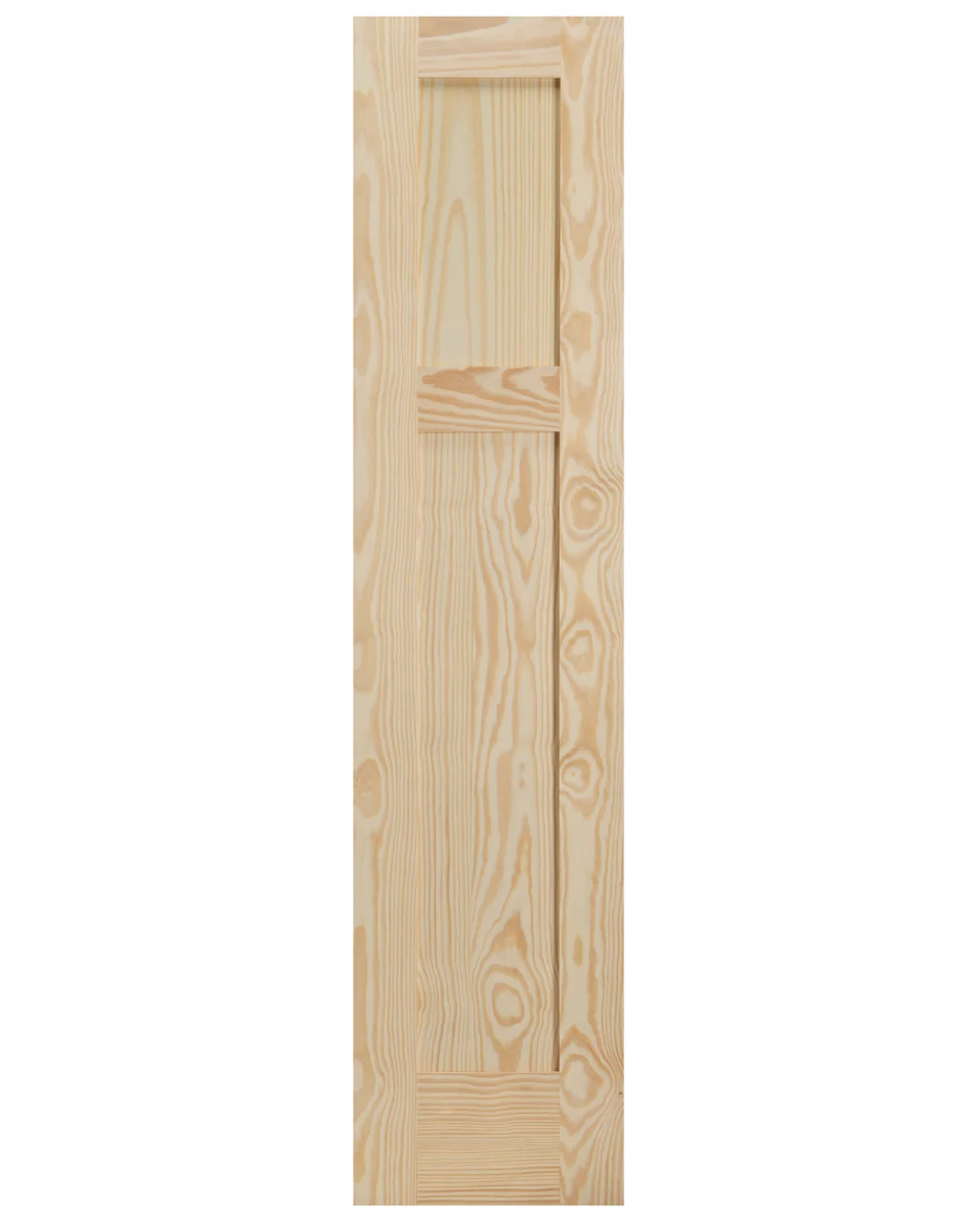 3 Panel Shaker Style Interior Clear Pine Wood Door - Image 3