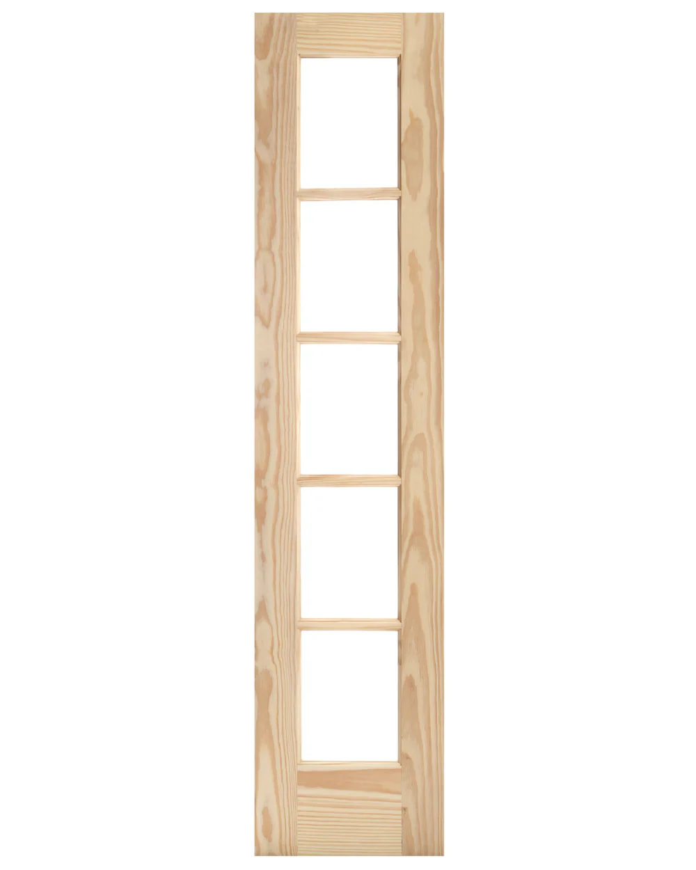 5 Lite Narrow French Interior Clear Pine Door - Image 3