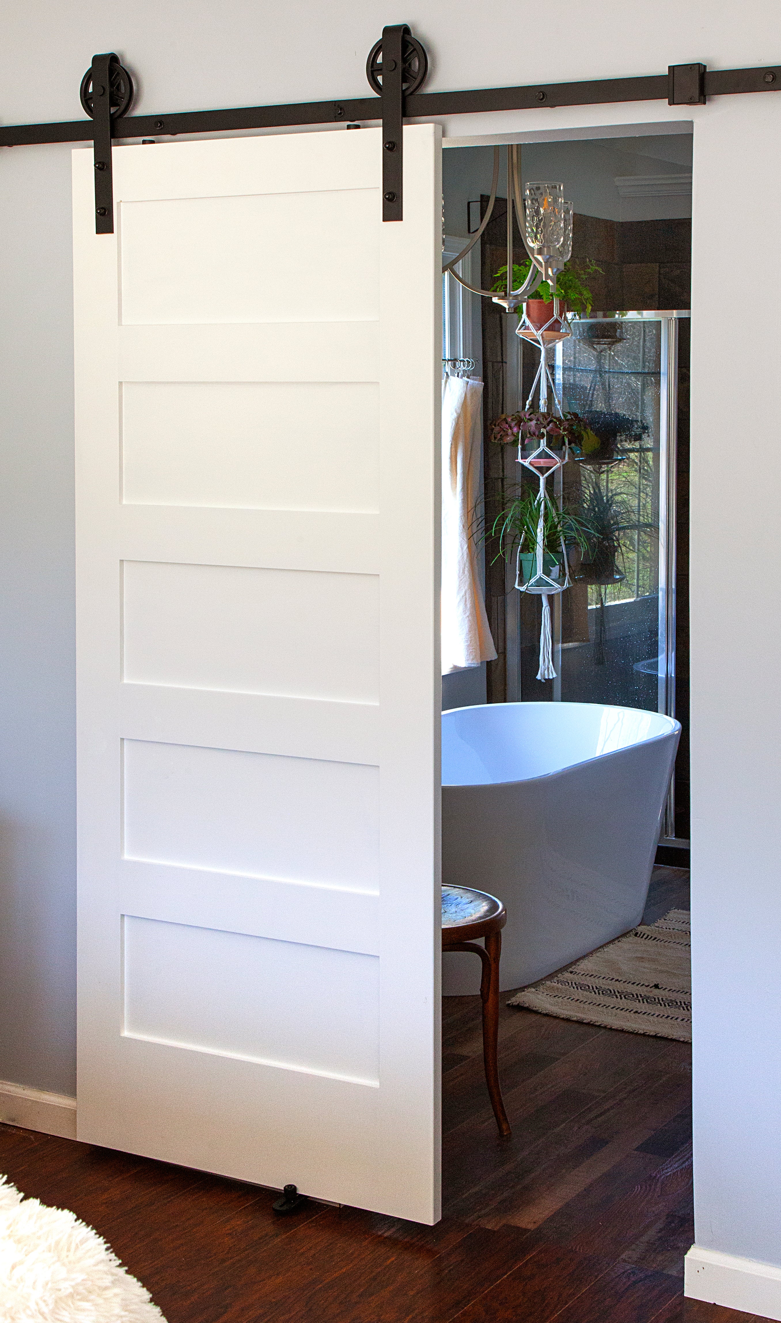 5-Panel Shaker Style Interior Door (Primed) - Image 3