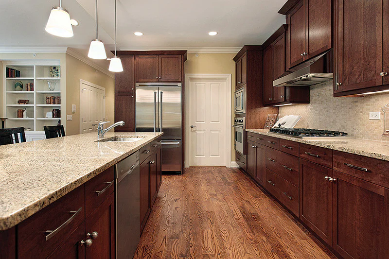 4 Panel Raised Double Hip Solid Pine Wood Interior Door - Image 3