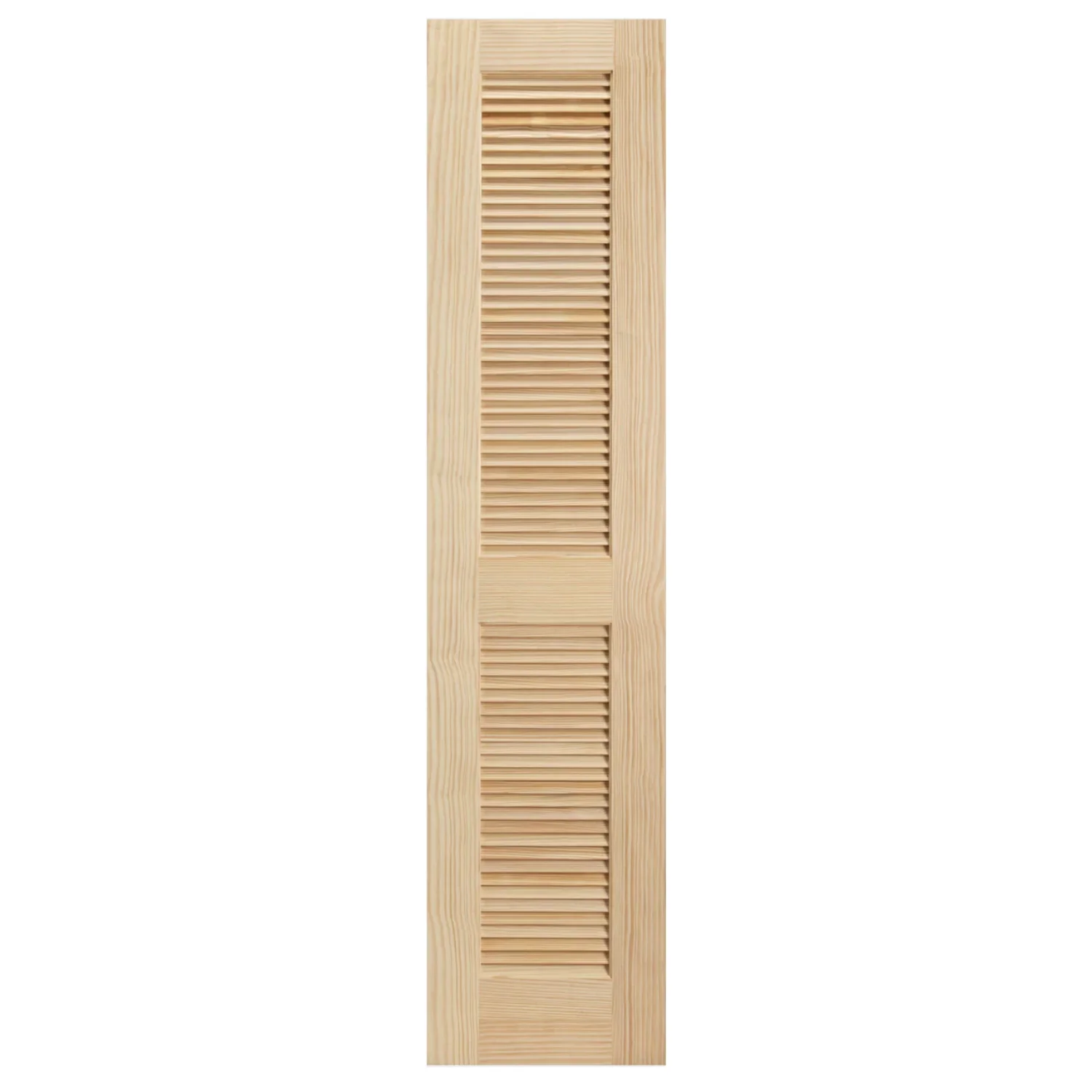 Stain Grade 2 Louver Panel Interior Door - Image 7